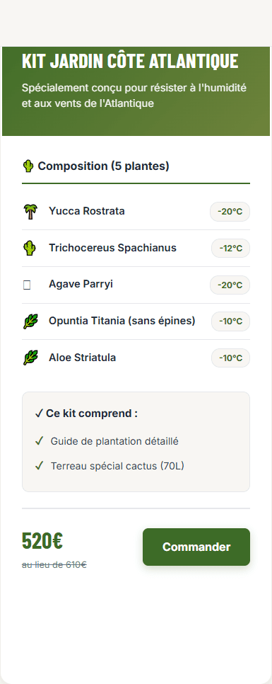 Kit Jardin Côte Atlantique