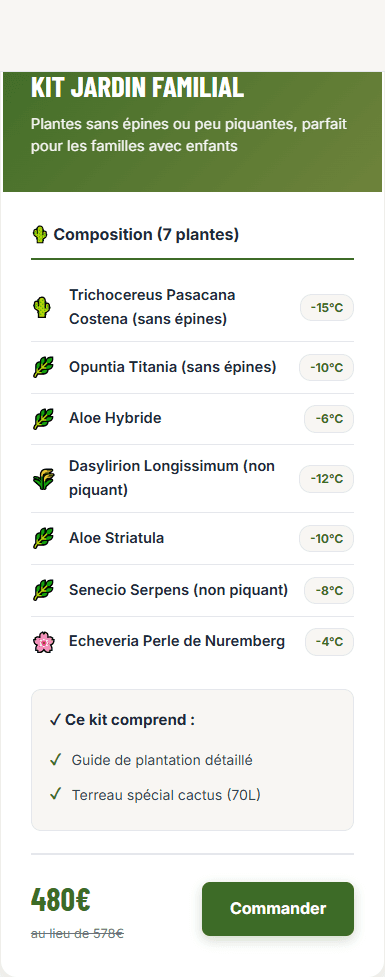 Kit Jardin Familial - Kits